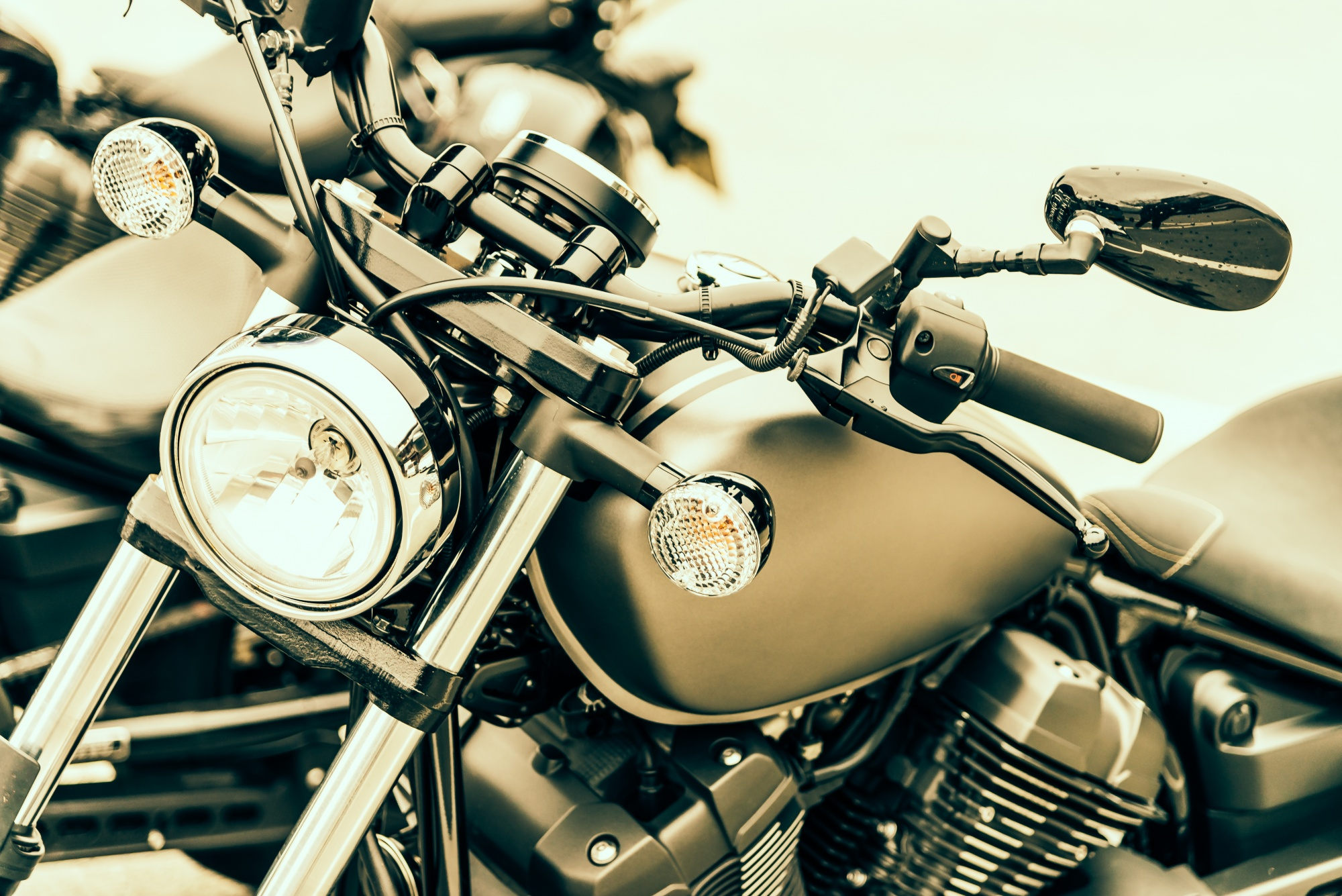Close-up of a bike