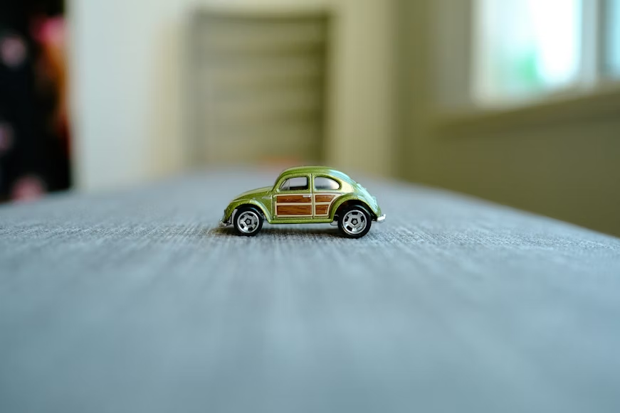 A scale model car.