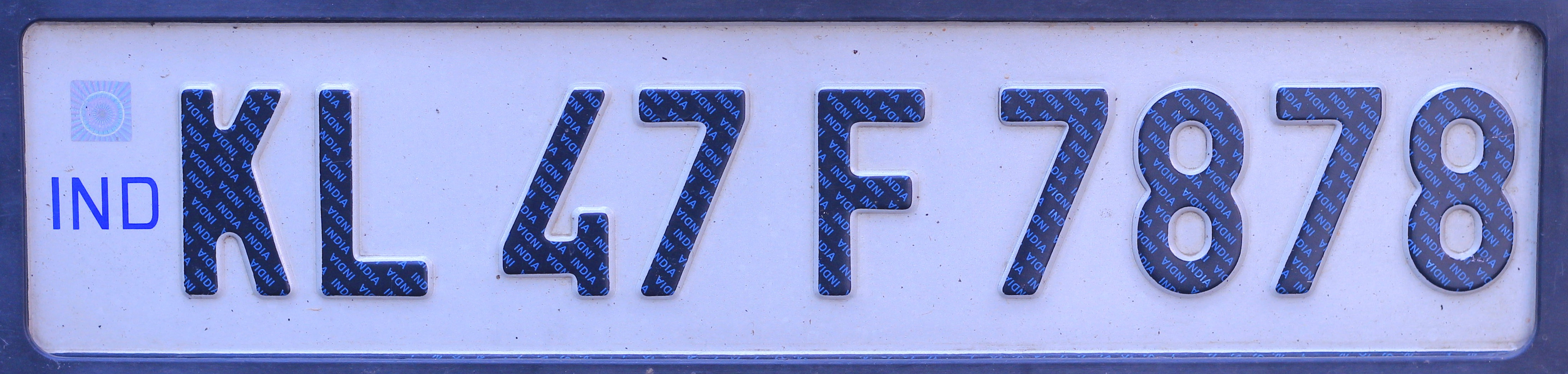 Vehicle Number Plate