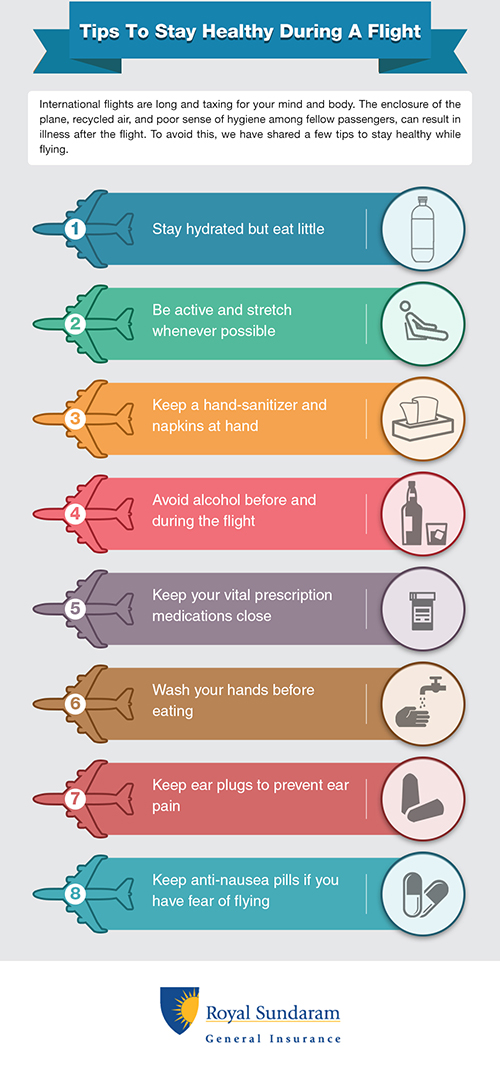 Tips to Stay Healthy During Flight